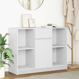 vidaXL Komoda s predalom bela 101x35x76 cm inženirski les Cene