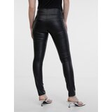 Orsay Black Leatherette Pants - Ladies | Shoptok.si