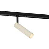 QAZQA Moderne spot beige met zwart voor railsysteem 1-fase Cene