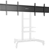 dual screen vesa panel accessory for TS1881 mobile tv stand up to 90.9 kg, black