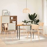 vidaXL Stolna ploča svjetlosmeđa 120x60x2 cm ovalna masivna hrastovina | shoptok.hr