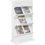  Polica za časopise Bijelo 70 x 41 x 126 cm Konstruirano drvo | Eponuda.com