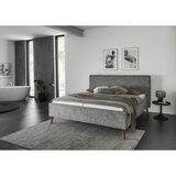 Meise Möbel Siva oblazinjena zakonska postelja s prostorom za shranjevanje z letvenim dnom 180x200 cm Riva – | Shoptok.si