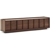 Kave Home Rjava TV omarica v orehovem dekorju 200x47x40 cm Onix – Cene