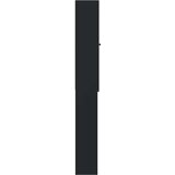  Kabinetska WC EDE Crna 66 x 25,5 x 190 cm Konstruirano drvo | shoptok.hr