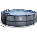 EXIT Toys bazen frame pool Ø 450 x 122 cm vklj. peščeni filter - stone grey | Shoptok.si