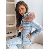 DStreet Women's quilted winter jacket SARA blue Cene