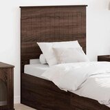  Vzglavje z vzglavjem Rjav hrast 75 cm Konstruiran les, (5000108965) | Shoptok.si