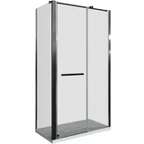 pravokotna tuš kabina Modul 70, krom profili, prozorno steklo - MODULK 140x70