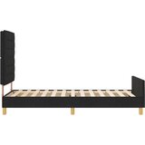  Postelja Črna 90x200 cm Tkanina, (22051405) | Shoptok.si