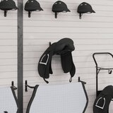  Sklopivi zidni stalak za sedlo crni željezni | shoptok.hr