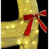 vidaXL Reindeer vuče saonice Topla bijela 120 cm 55 cm tkanina | shoptok.hr