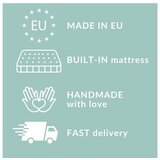 Maison de Rêve Tamno plavi boxspring krevet s prostorom za odlaganje 200x200 cm Voyage – | shoptok.hr