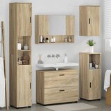  Set namještaja za kupaonicu 5 kom. Sonoma hrast | shoptok.hr