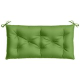 Jastuk za vrtnu klupu prošarano zeleni 100x50x7 cm od tkanine | shoptok.hr