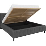 CARRYHOME OBLAZINJENA POSTELJA 180 cm x 200 cm , tekstil antracit | Shoptok.si