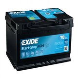 Varta exide start-stop akumulator za automobile 12V 70Ah EK700B Cene