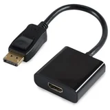 Adapter DP (M)-HDMI (F) crni