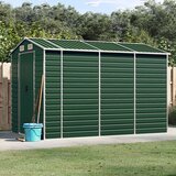 vidaXL Vrtna lopa zelena 191x300x198 cm pocinkano jeklo Cene