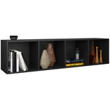 Ormarić za knjige/TV crni 36 x 30 x 143 cm konstruirano drvo | shoptok.hr
