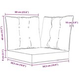  Zunanja blazina za kavč 3 pcs Antracit Poliester, (5000202508) | Shoptok.si