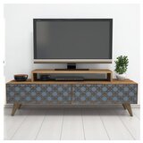 Hanah home tv polica city walnut chalcedony