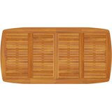  9-dijelni vrtni blagovaonski set od masivnog bagremovog drva Smeđa Dužina stola 200 cm | shoptok.hr