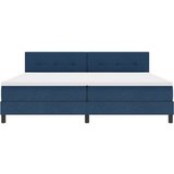 Box spring krevet s madracem Plava 200 x 200 cm tkanina | shoptok.hr