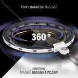  Hhm15 hula hoop crni magnetski s utegom + brojačem hms | shoptok.hr