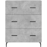  Komoda siva boja betona 69 5x34x90 cm od konstruiranog drva | shoptok.hr