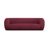 Cosmopolitan Design Bordo rdeča sedežna garnitura iz tkanine bouclé 230 cm Essen – Cene