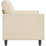  Dvosjed od tkanine krem 140 cm od umjetne kože | shoptok.hr