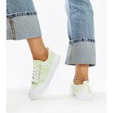 Gemre Light green fabric sneakers Jerina | Shoptok.si