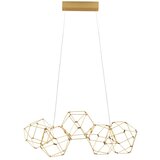Nova Luce LED viseća svjetiljka aluminijska u zlatnoj boji Nebula – | shoptok.hr
