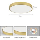  Brilagi - LED plafonska lampa POOL LED/60W/230V 3000/4500/6000K prečnik 60 cm zlatna | Eponuda.com