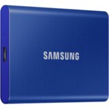  EXT.SSD SAMSUNG Portable T7 1TB USB 3.2 Gen 2 Sequential Read/Write : Up to 1,050MB/sec /Up to 1,000 MB/sec/Plava/MU-PC1T0H/WW | Eponuda.ba