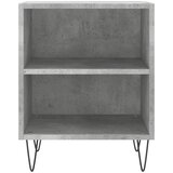  Noćni ormarići 2 kom boja betona 40x30x50 cm konstruirano drvo Siva | Shoptok.si
