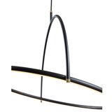 Halo Design 749539 - LED prigušiva viseća lampa na sajli TILT LED/40W/230V prečnik 40 cm crna | Eponuda.com