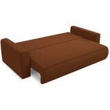 Makamii Baršunasti sklopiva/s prostorom za odlaganje sofa boja terakote 238 cm Kapua – | shoptok.hr