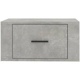  Zidni noćni ormarići 2 kom siva boja betona 50x36x25 cm | shoptok.hr