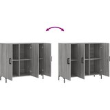  Komoda boja hrasta sonome 90 x 34 x 80 cm konstruirano drvo | shoptok.hr