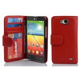Cadorabo Ohišje, združljivo z LG L70 (1. SIM) v inferno red - Zaščitni ovitek z magnetnim zapiranjem in 3 režami za kartice, (20553050) | Shoptok.si