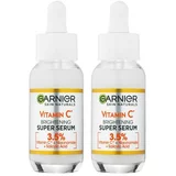 Garnier Skin Naturals Vitamin C Brightening Super Serum Set 2x serum za lice 30 ml za ženske