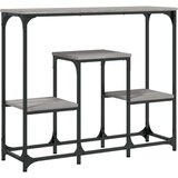  Konzolni stol siva boja hrasta 89 5x28x76 cm konstruirano drvo | shoptok.hr