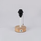  Brilagi - Stona lampa sa USB portom TABLON 1xE27/25W/230V hrast/bela | Eponuda.com