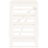  Spremište za kantu za smeće bijelo 84x90x128,5 cm od borovine | shoptok.hr
