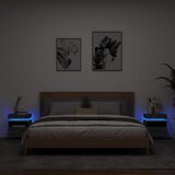 vidaXL Noćni ormarići s LED svjetlima 2 kom boja hrasta 40x39x48 5 cm Cijene
