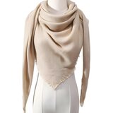 IZMAEL Šal VI-6976 - Bela / Bežova | Shoptok.si