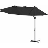  Suncobran Crna 372 x 198 x 243 cm Poliester i aluminij | Eponuda.com