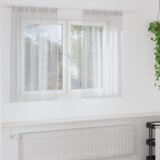 vidaXL Zavjese sa zavjesama 2 pcs Svjetlosiva 140 x 140 cm Poliester | shoptok.hr